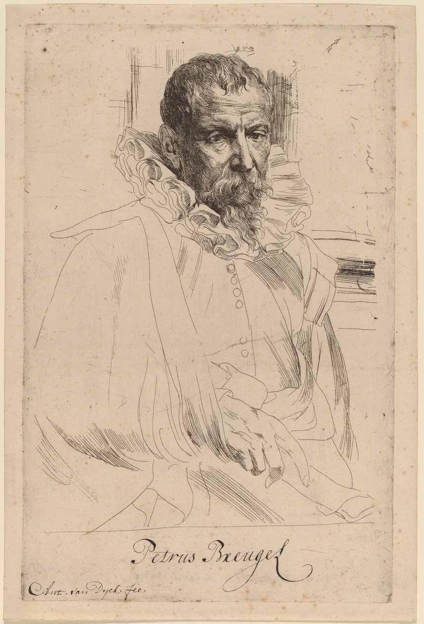 Pieter Bruegel mladší od Sir Anthony van Dyck