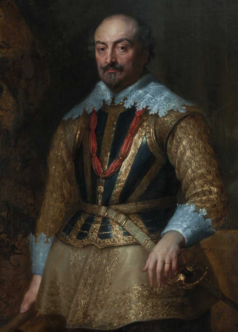 Portrét Jana VIII z Nassau-Siegen 1583-1638, asi 1628-1629. od Sir Anthony van Dyck