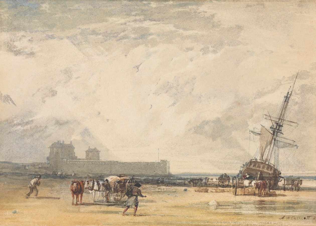 Nedaleko St. Malo od Sir Augustus Wall Callcott