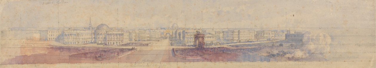 Old Courthouse Street na Tank Square od Sir Charles DOyly