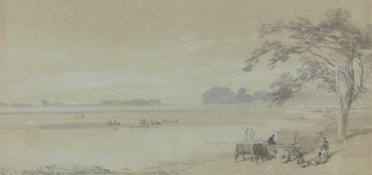Water View poblíž Kalkaty od Sir Charles DOyly