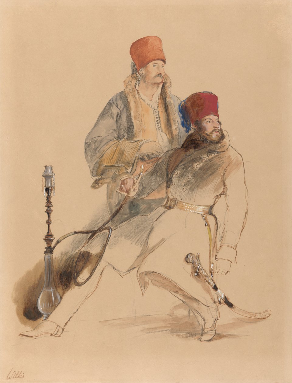 Kapitán Leigh a jeho Dragoman od Sir David Wilkie