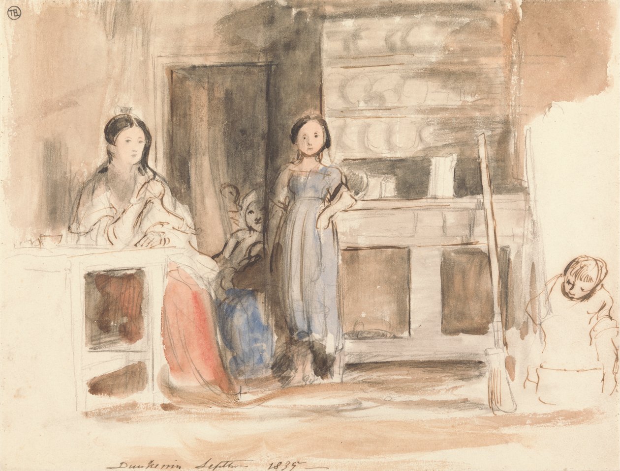 Kuchyňská scéna: Dunkerrin, září 1835 od Sir David Wilkie
