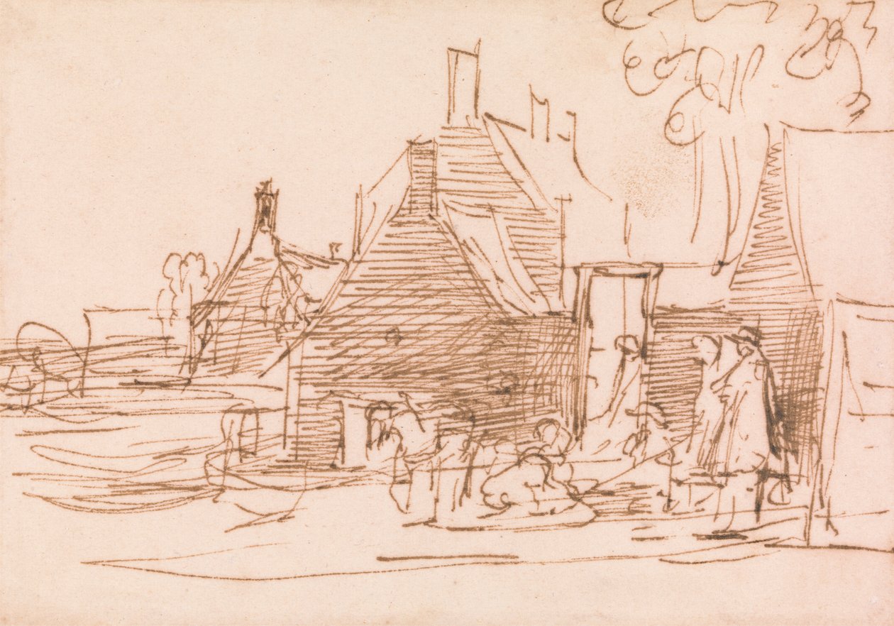 The Manse, Cults, Fife: Umělcův starý domov od Sir David Wilkie