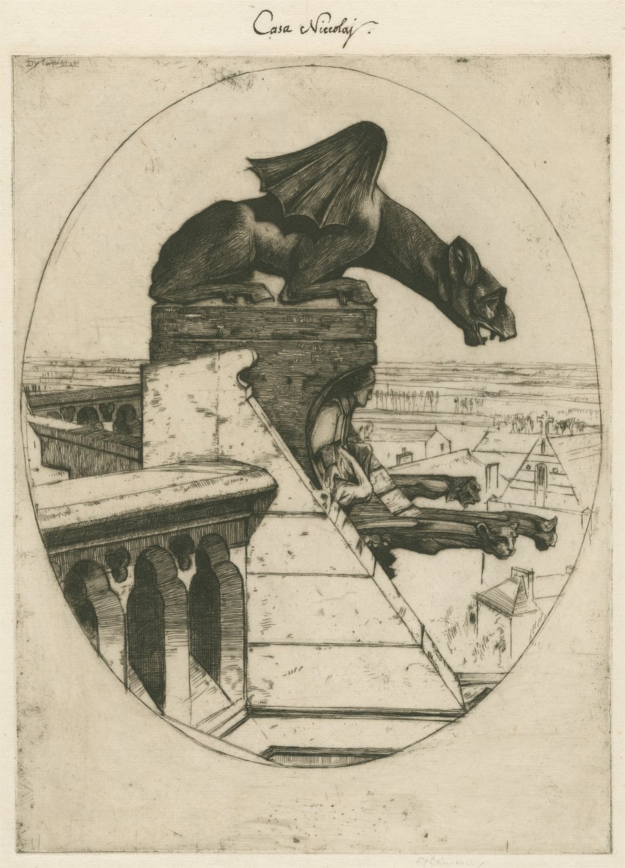 Chimera z Amiens od Sir David Young Cameron