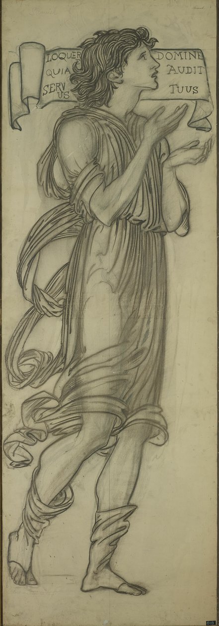 Samuel (karikatura pro východní okno Lady Chapel) od Sir Edward Burne Jones