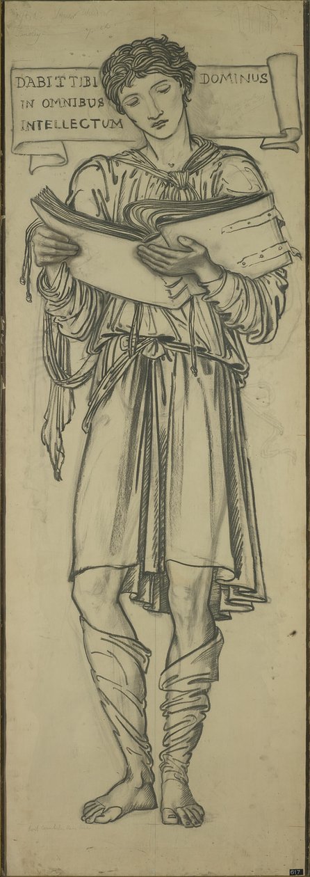Timothy (karikatura pro Lady Chapel východní okno) od Sir Edward Burne Jones