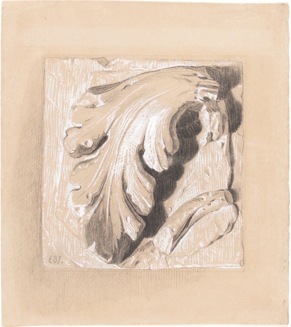 Fragment ze starožitného vlysu od Sir Edward Coley Burne Jones