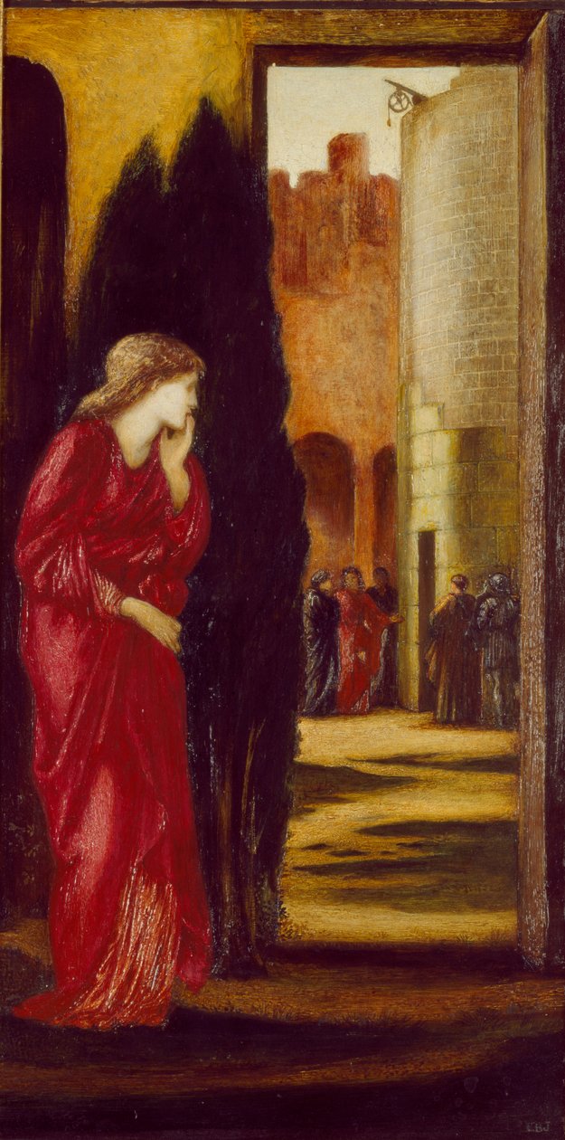 Danäe a mosazná věž, 1872 od Sir Edward Coley Burne Jones
