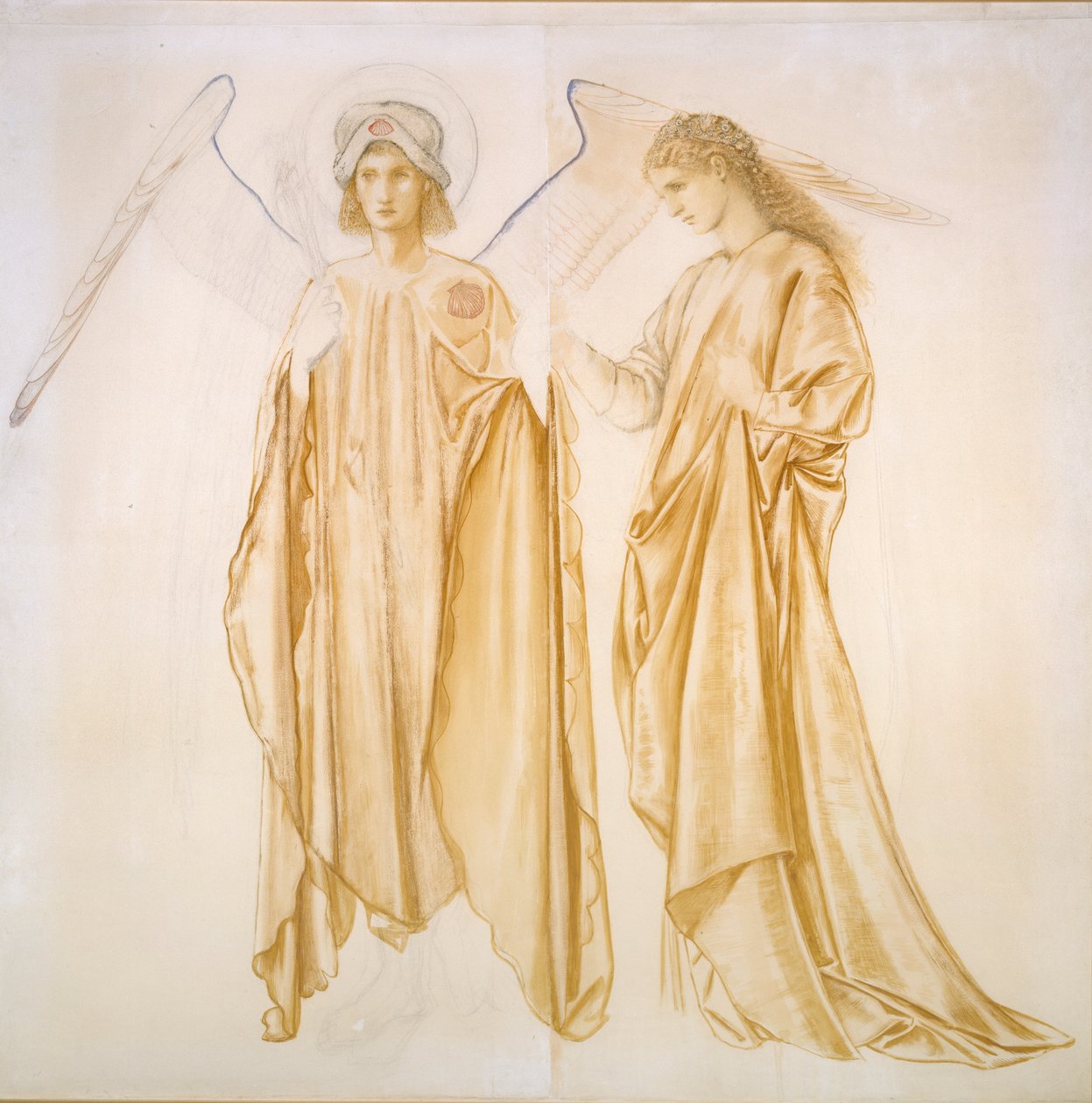 Láska přivádí Alcestise zpět z hrobu, 1863 od Sir Edward Coley Burne Jones