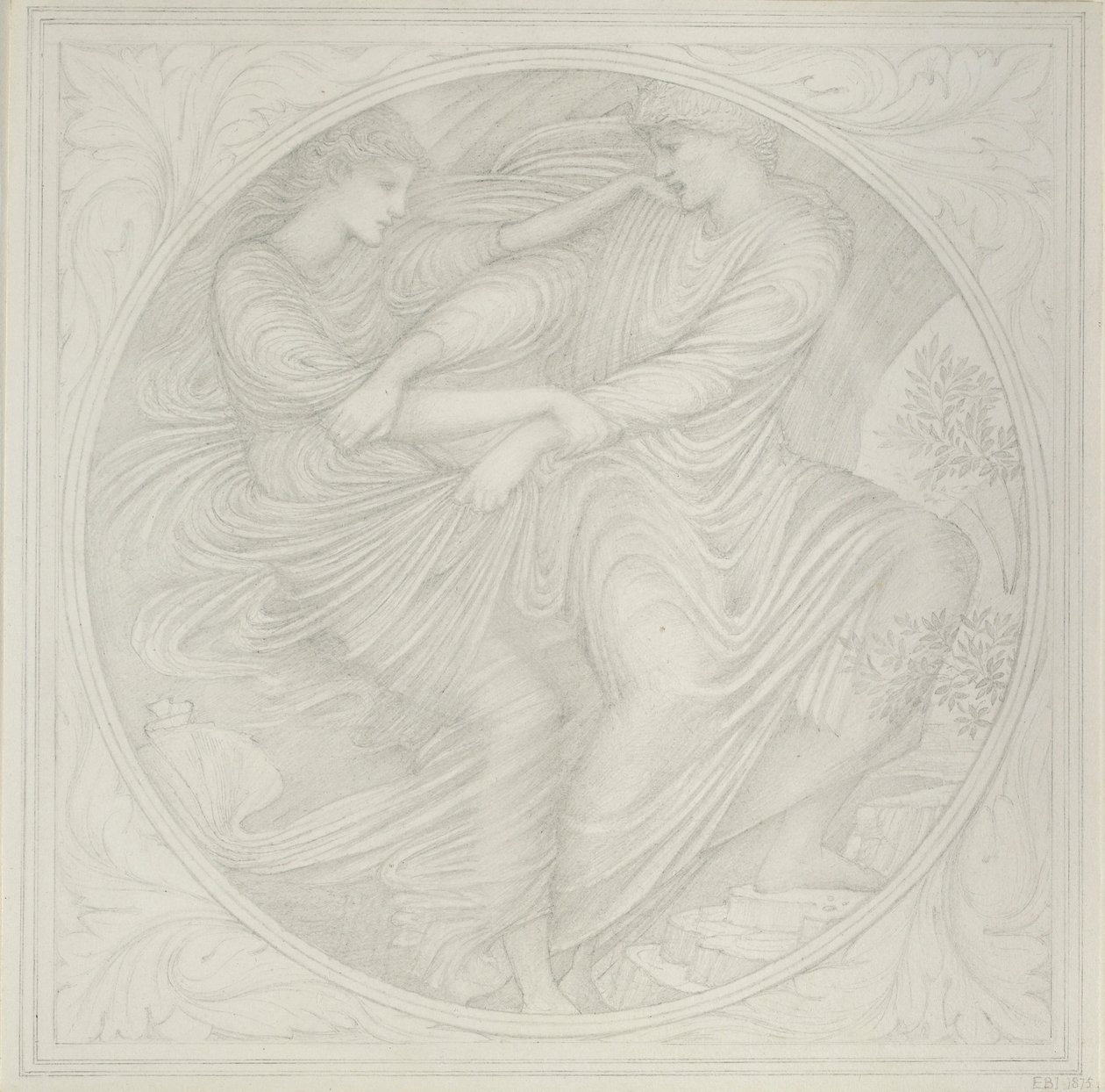 Orfeus se ohlíží zpět, 1872-1875 od Sir Edward Coley Burne Jones