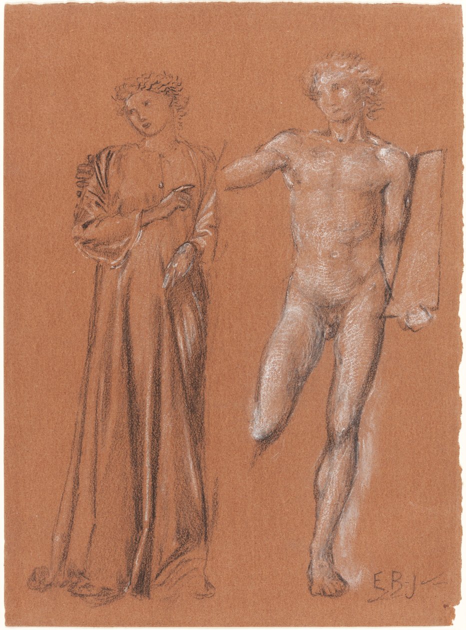 Orfeus a Eurydika od Sir Edward Coley Burne Jones