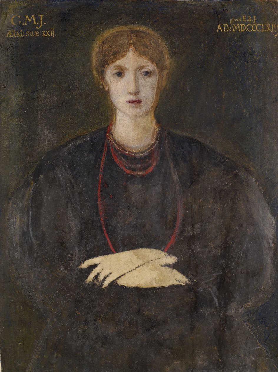 Portrét Georgiany Burne-Jonesové 1840-1920, 1863. od Sir Edward Coley Burne Jones
