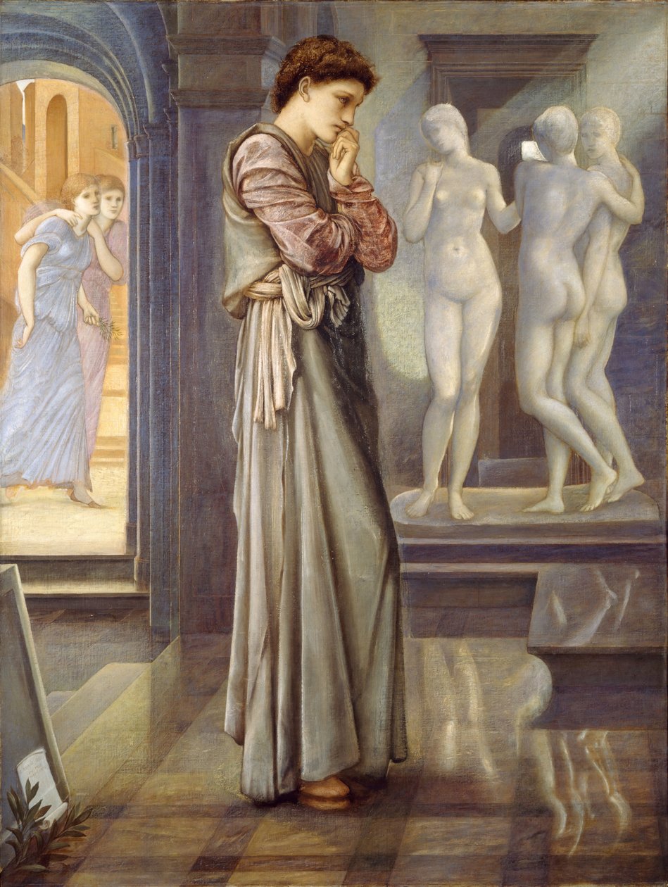 Pygmalion a obraz - touhy srdce, 1878. od Sir Edward Coley Burne Jones