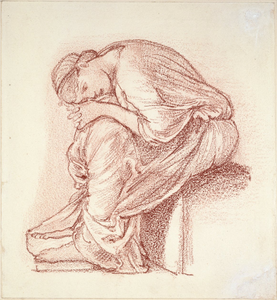 Sedící postava ženy, konec 19. století od Sir Edward Coley Burne Jones