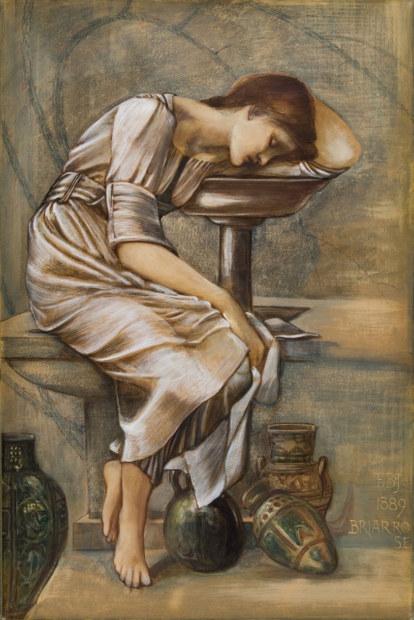 Série Briar Rose - Studie pro ‚The Garden Court‘, 1889. od Sir Edward Coley Burne Jones