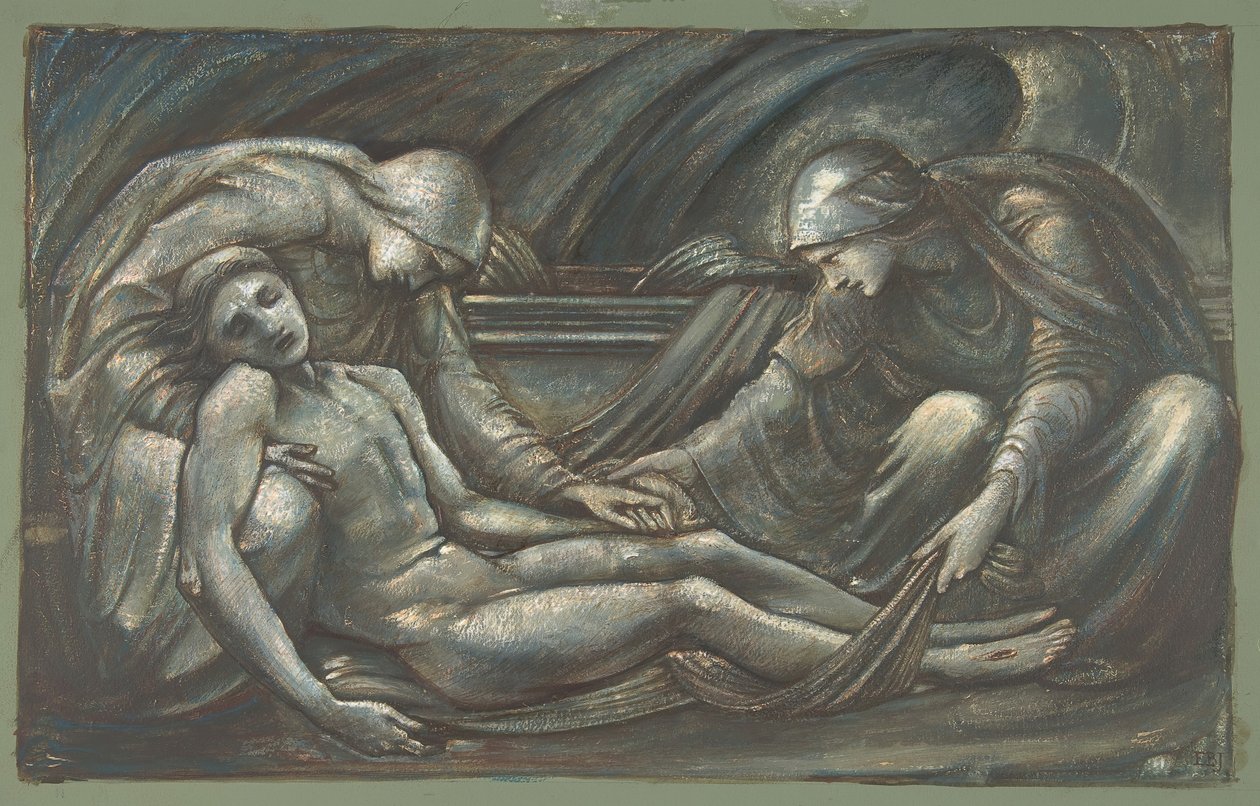 Pohřeb, 1879. od Sir Edward Coley Burne Jones