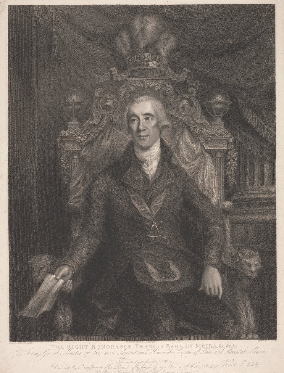 Francis Rawdon-Hastings, 1. markýz z Hastings od Sir Edwin Henry Landseer
