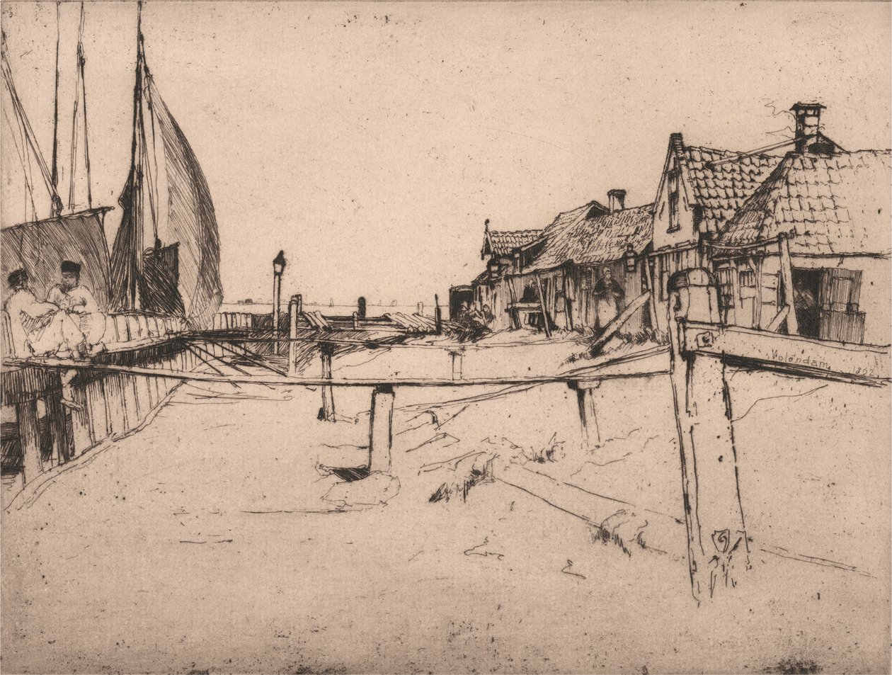V Port, Volendam od Sir Frank Short