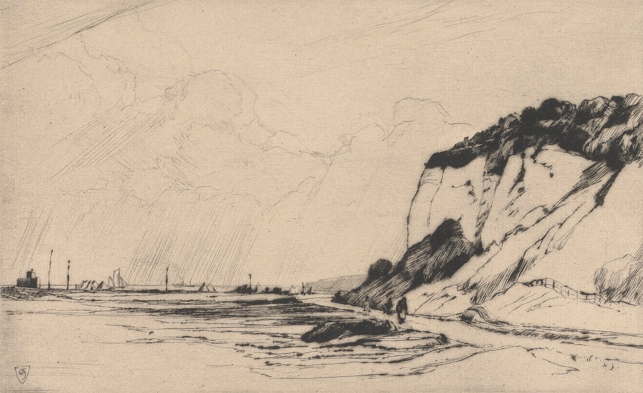 The Coast Road, Kingsdown, No.2, 1922 od Sir Frank Short