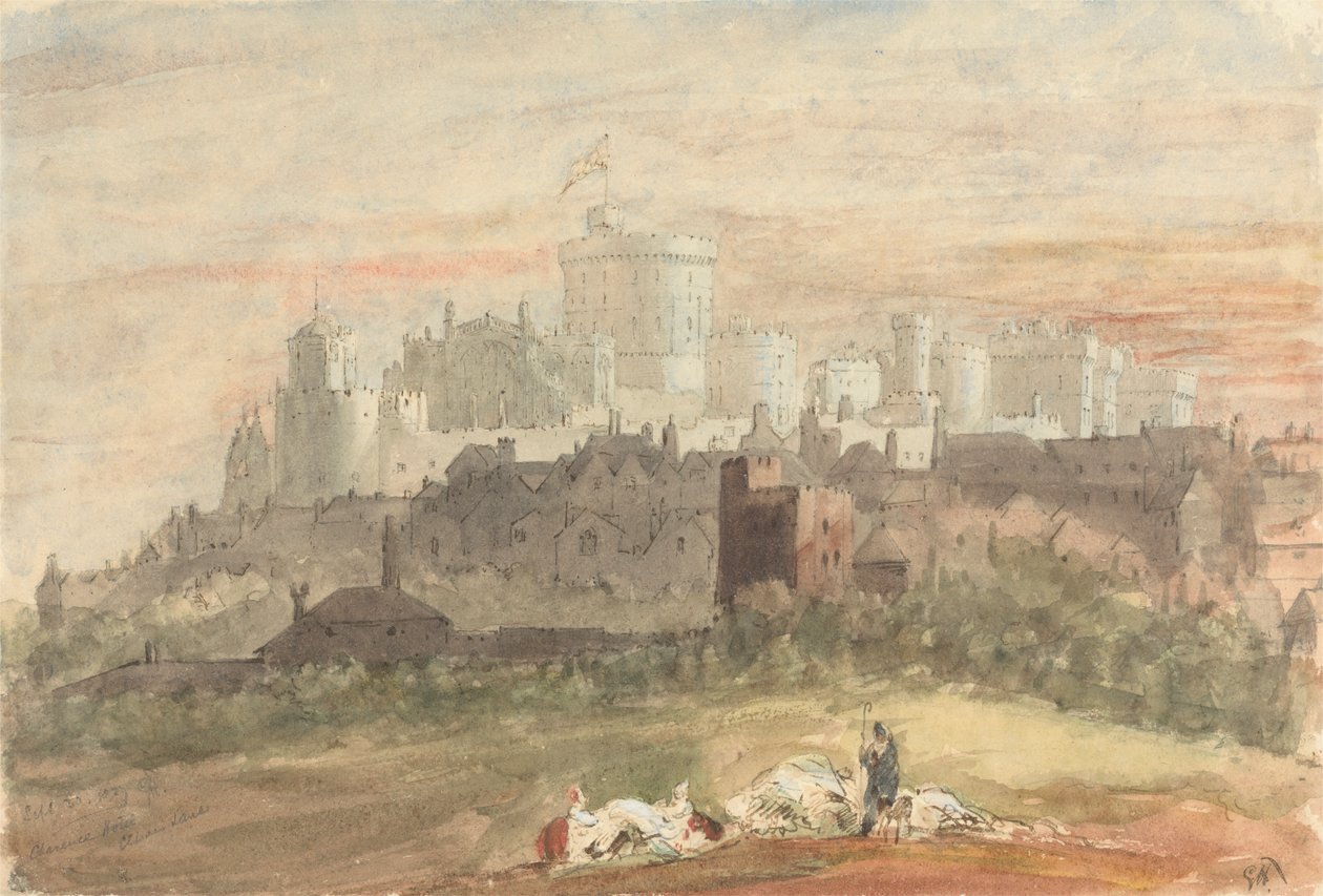 Capriccio z hradu Windsor od Sir George Hayter