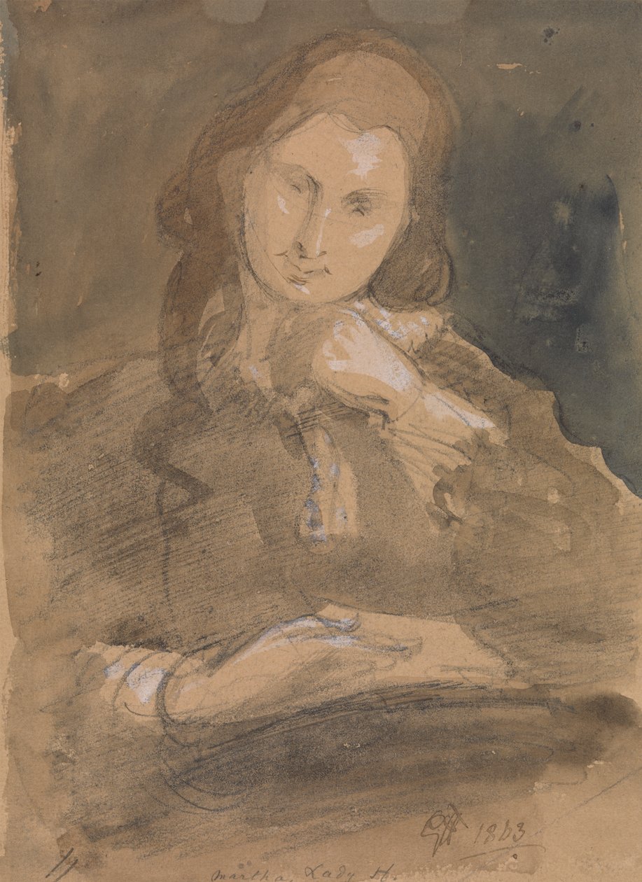 Portrétní studie Marthy, Lady Hayter od Sir George Hayter