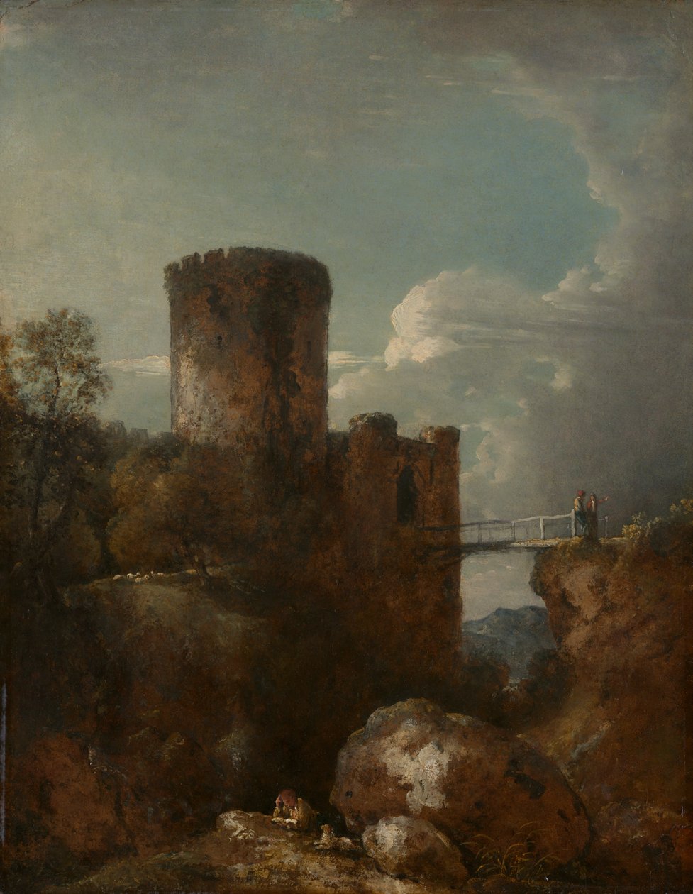 Hrad Conway od Sir George Howland Beaumont seventh Baronet