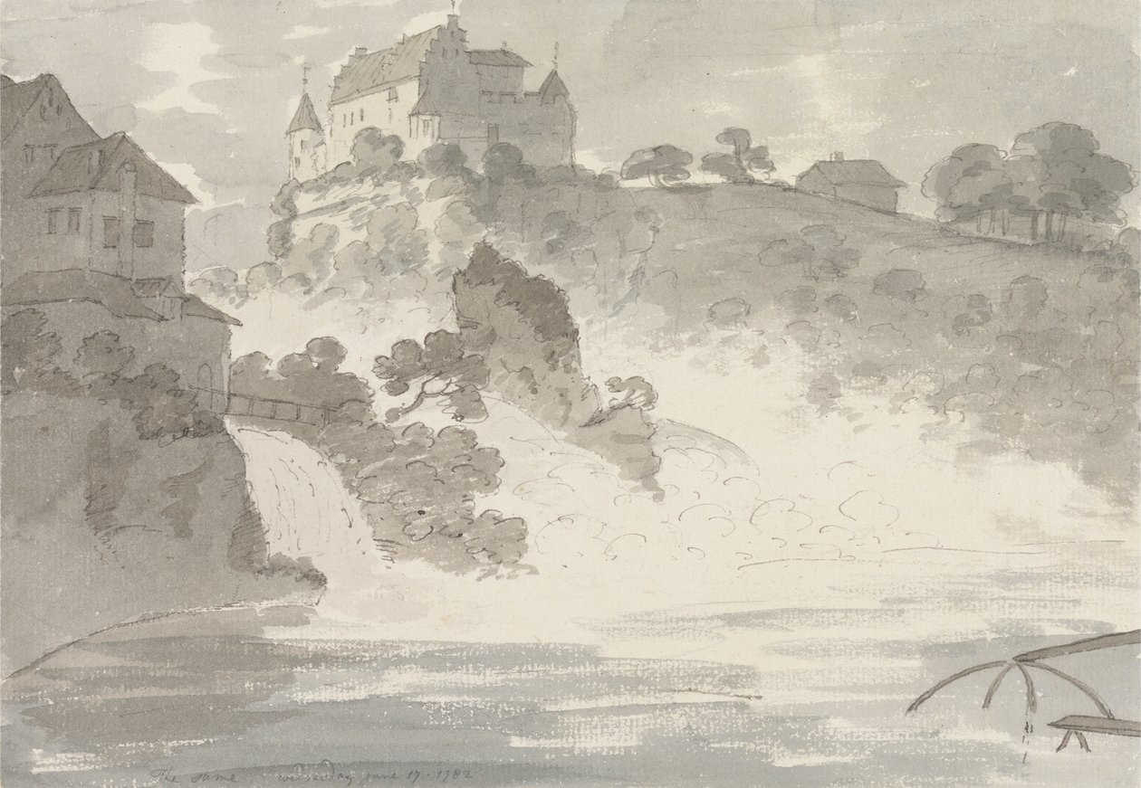 Falls v Schaffhausenu od Sir George Howland Beaumont seventh Baronet