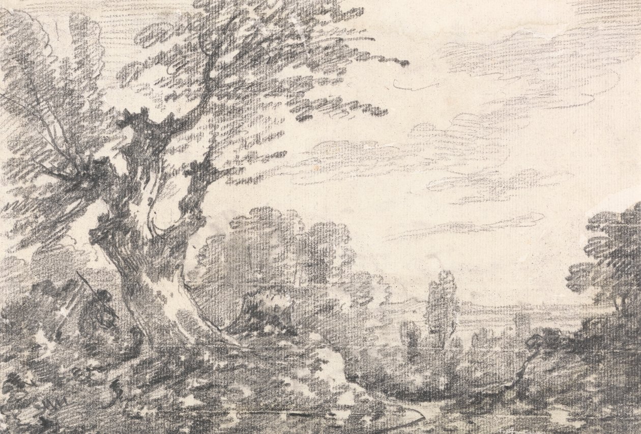 Složení krajiny od Sir George Howland Beaumont seventh Baronet