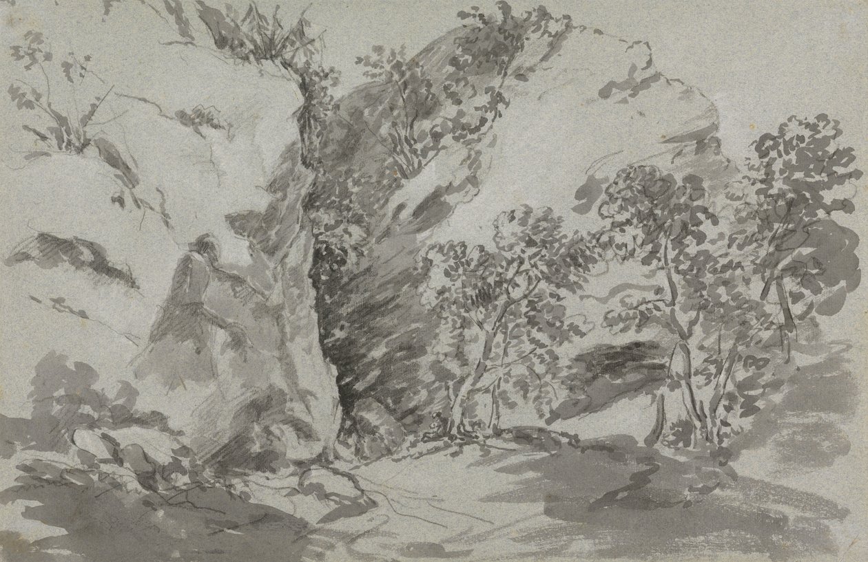 Údolí Gothe od Sir George Howland Beaumont seventh Baronet