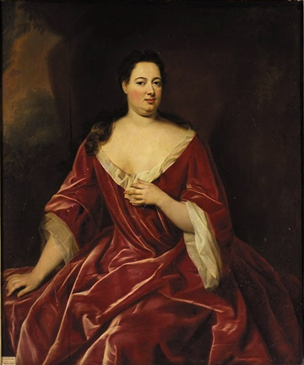 Portrét Sophie Charlotte von Kielmansegg, hraběnky z Darlingtonu 1675-1725 od Sir Gotfrey Kneller