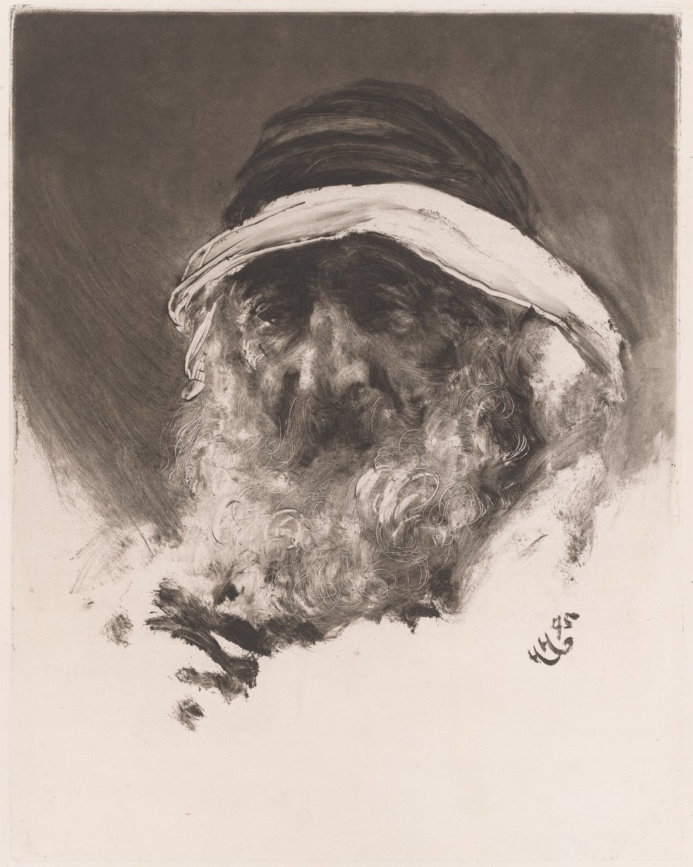 Hlava Araba od Sir Hubert von Herkomer