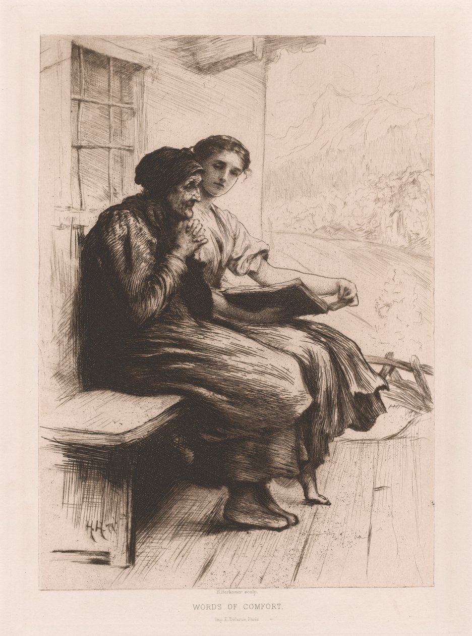 Slova útěchy od Sir Hubert von Herkomer