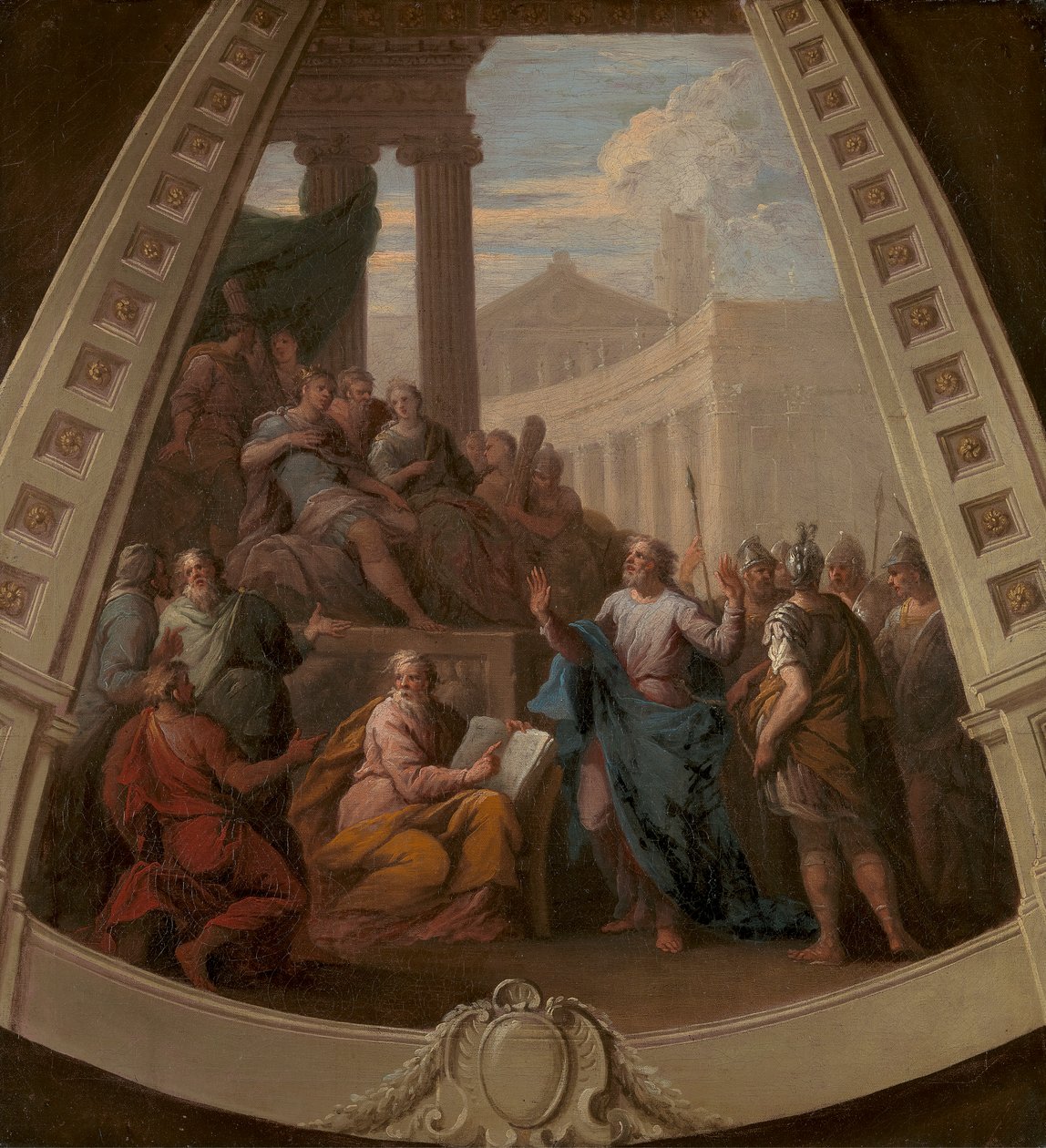 Svatý Pavel před Agrippou od Sir James Thornhill