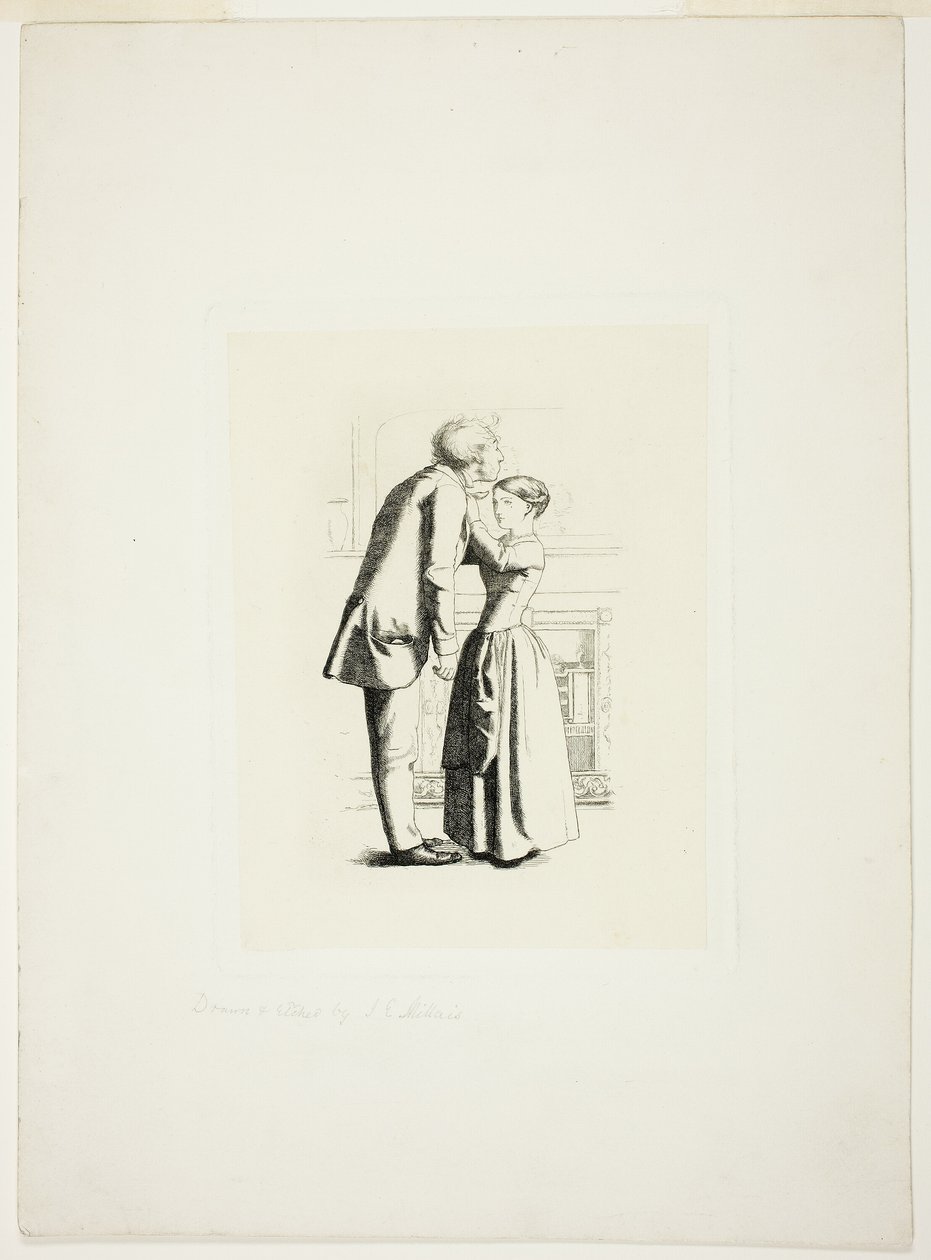 Pokladnička pana Wraye aneb Maska a tajemství od Sir John Everett Millais
