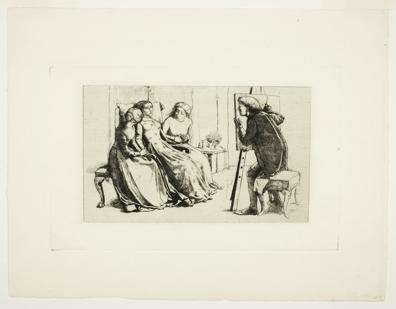 Svatá Anežka Přemyslovna od Sir John Everett Millais