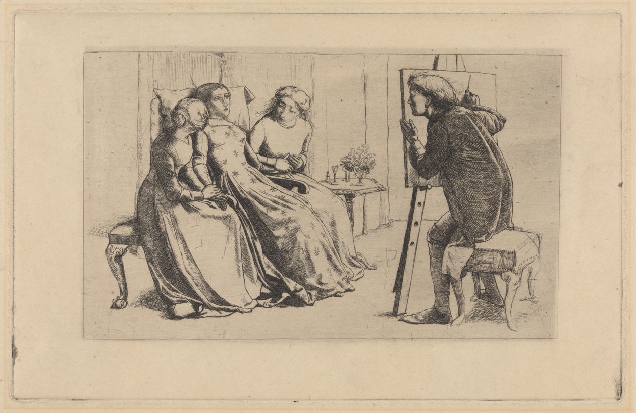 Svatá Anežka na přímluvu od Sir John Everett Millais