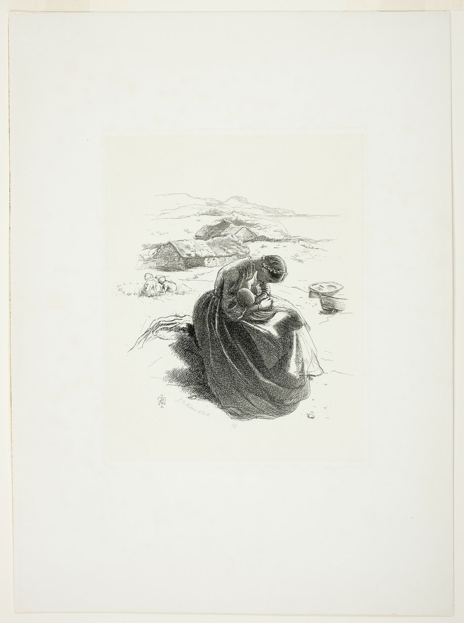 Mladá matka od Sir John Everett Millais