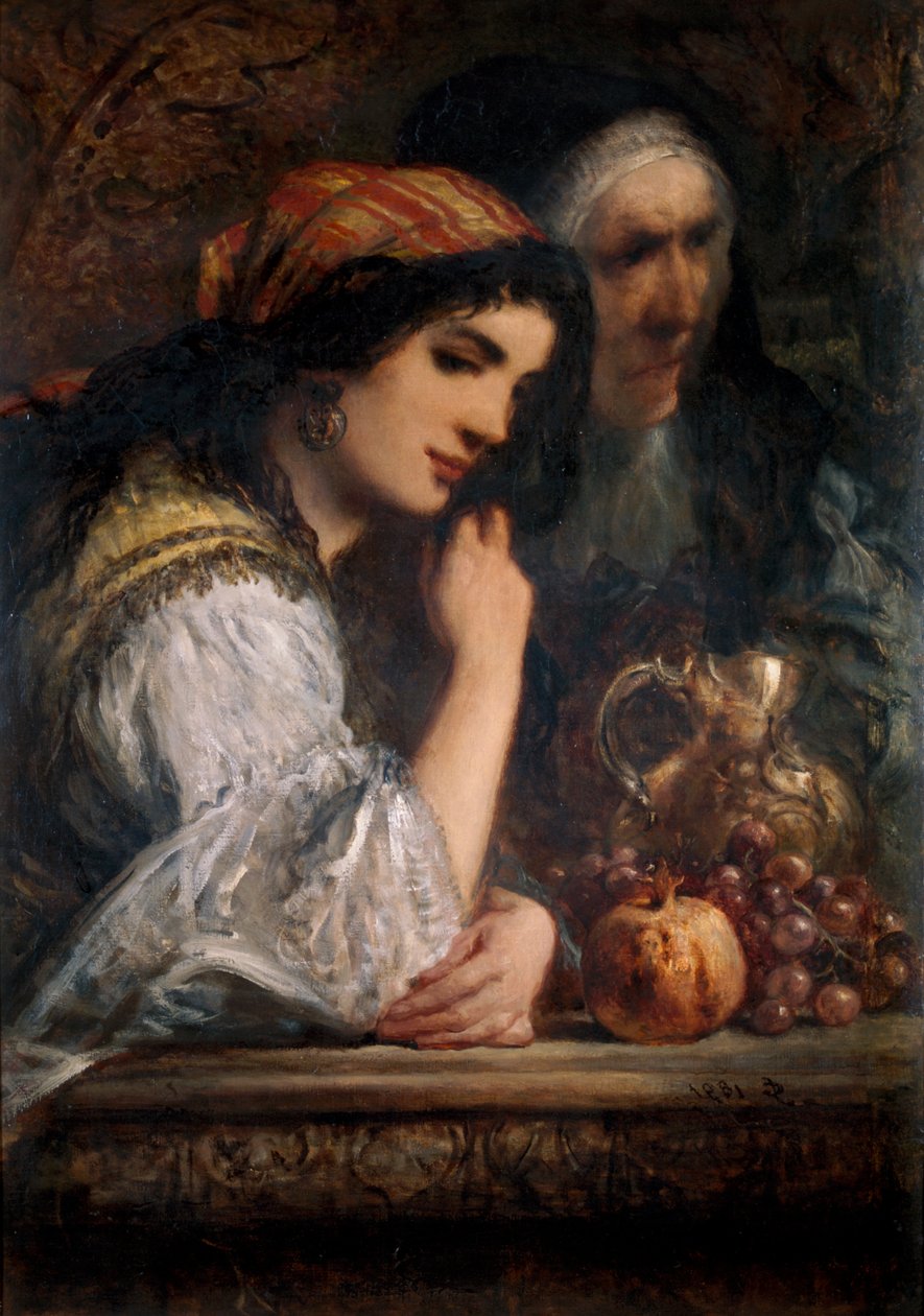 „Neteř a hospodyně Dona Quijota“, 1891 od Sir John Gilbert