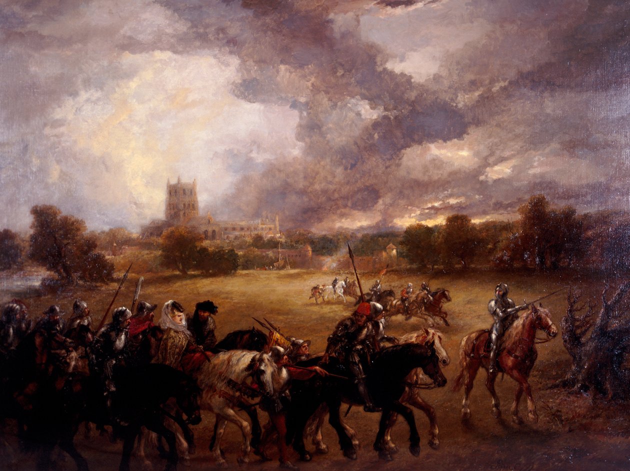 „Margaret z Anjou zajatá po bitvě u Tewkesbury“, 1875. od Sir John Gilbert