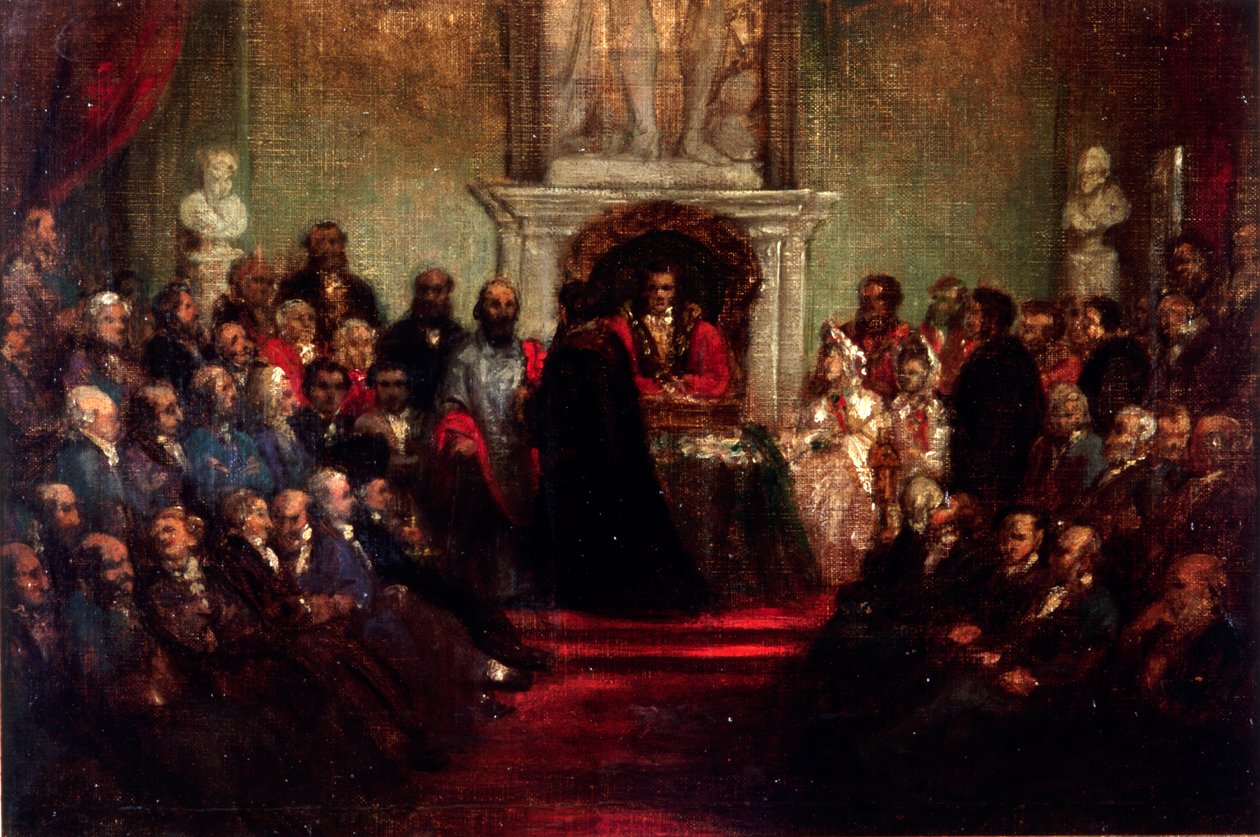 „Prezentace svobody města generálu Garibaldimu, 20. dubna 1864“ od Sir John Gilbert