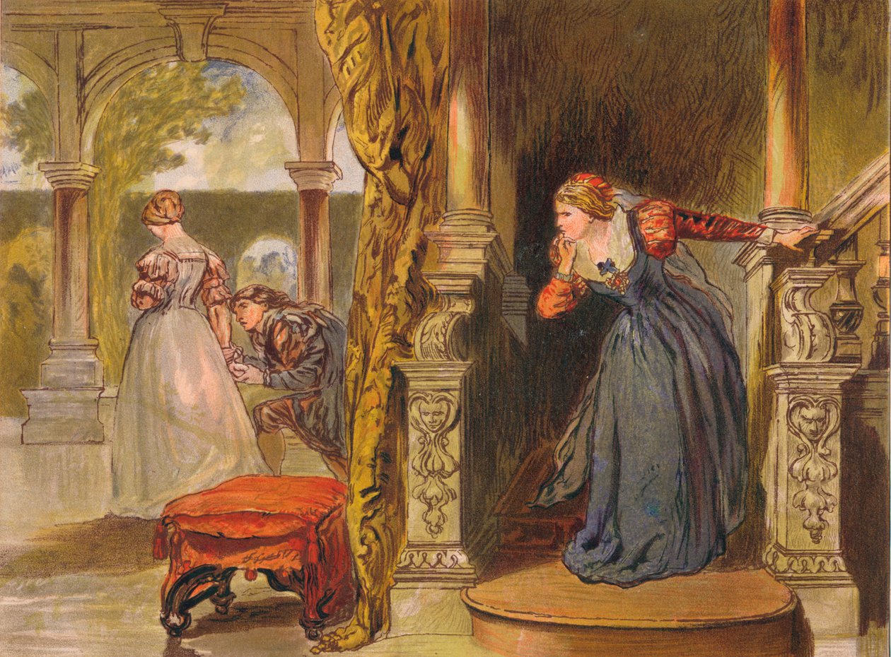 Sigh No More, Dámy, Sigh No More, c1875 od Sir John Gilbert