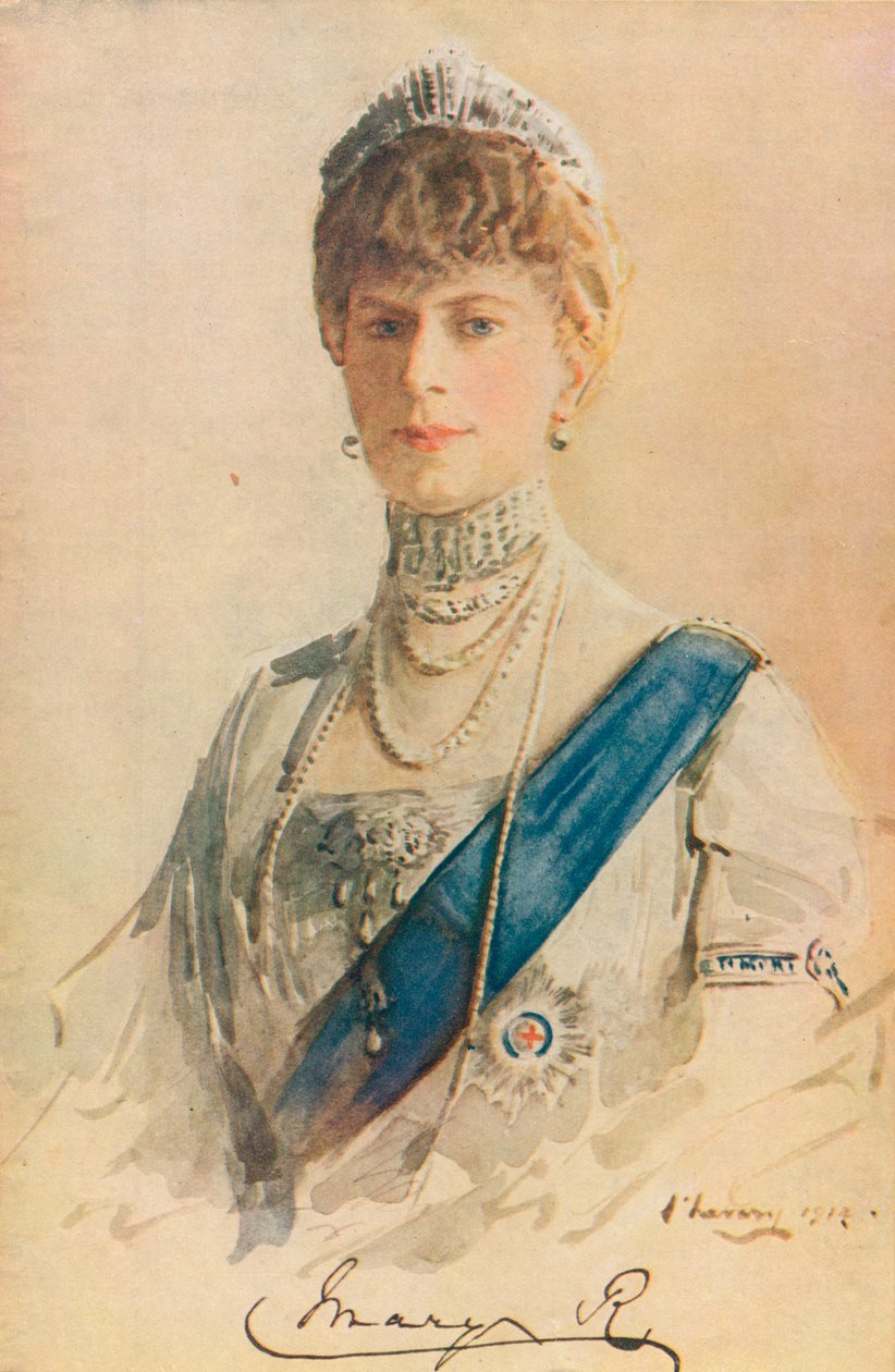 Její Veličenstvo královna Marie, 1867-1953, 1913 od Sir John Lavery