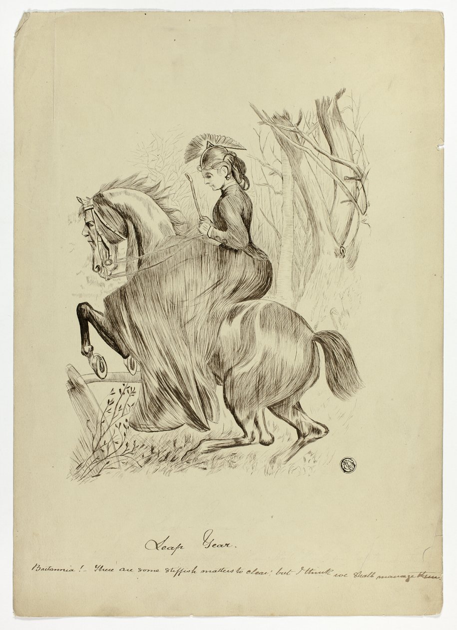 Přestupný rok, Británie! od Sir John Tenniel
