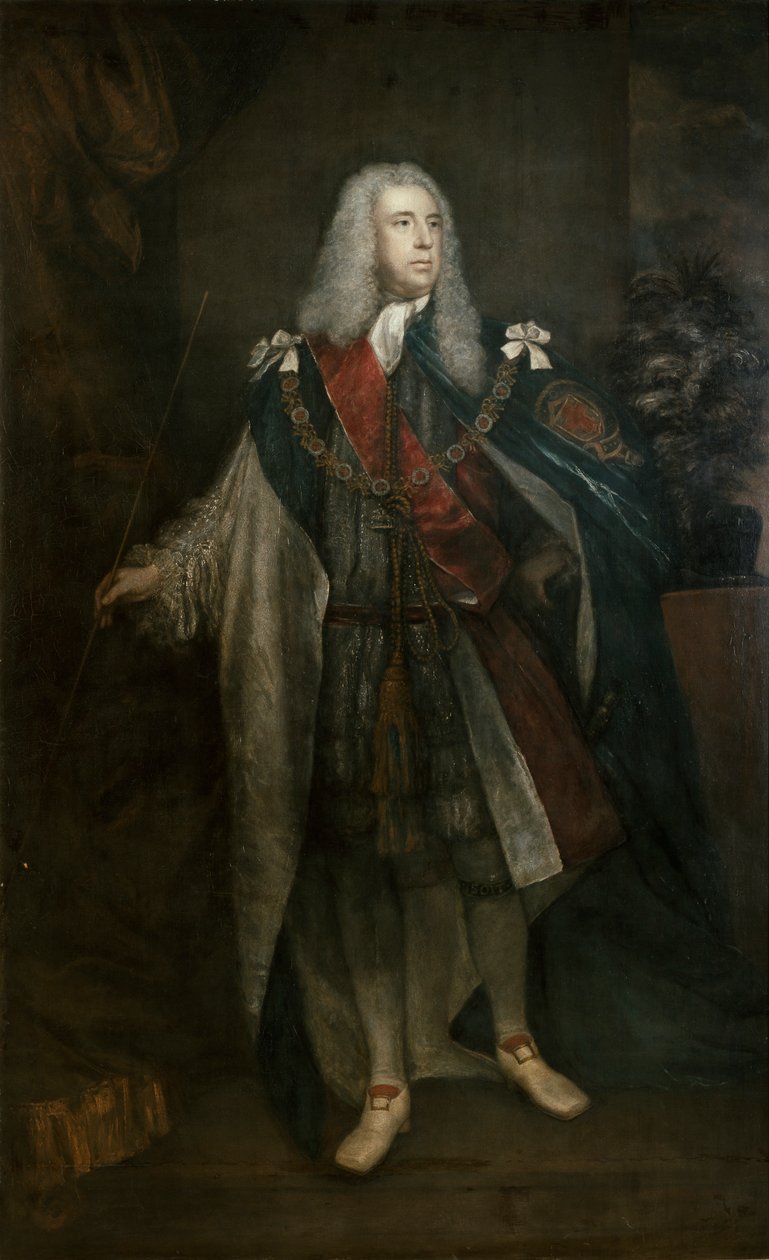 Charles Fitzroy, druhý vévoda z Graftonu, 1755-1757 od Sir Joshua Reynolds