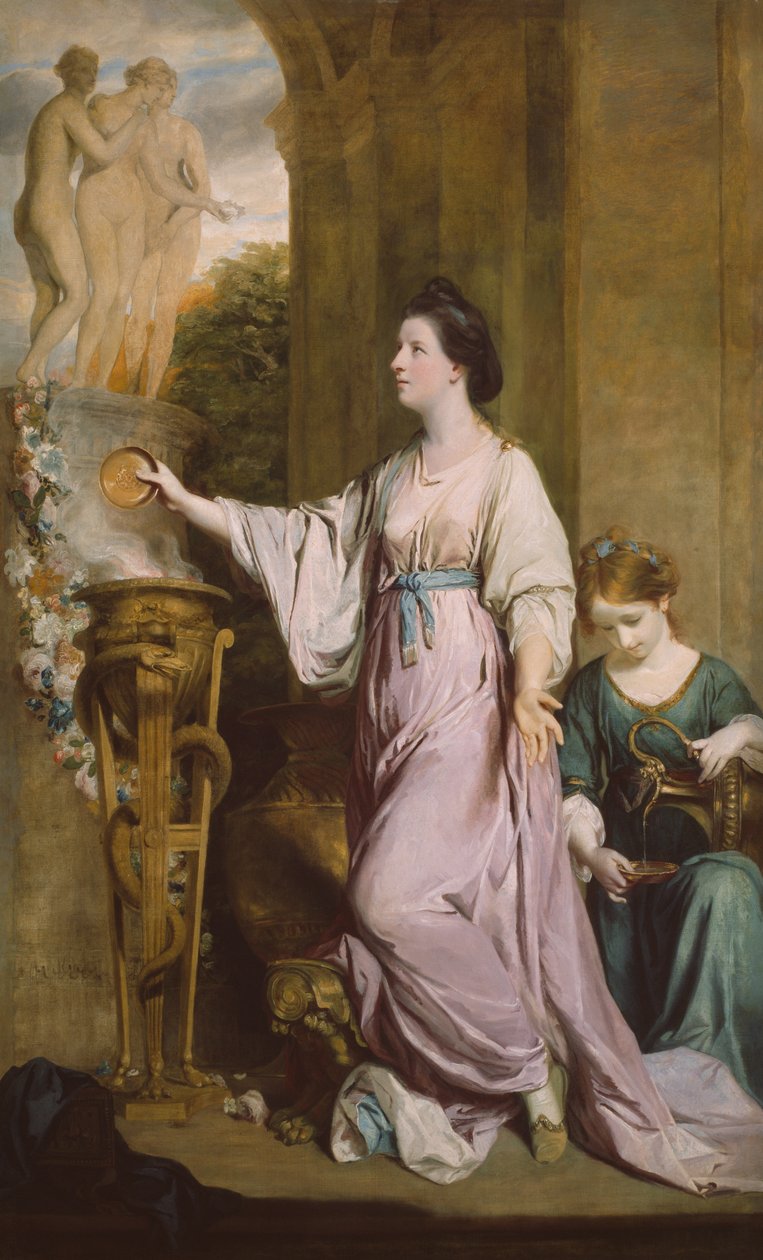 Lady Sarah Bunbury obětující milosti od Sir Joshua Reynolds