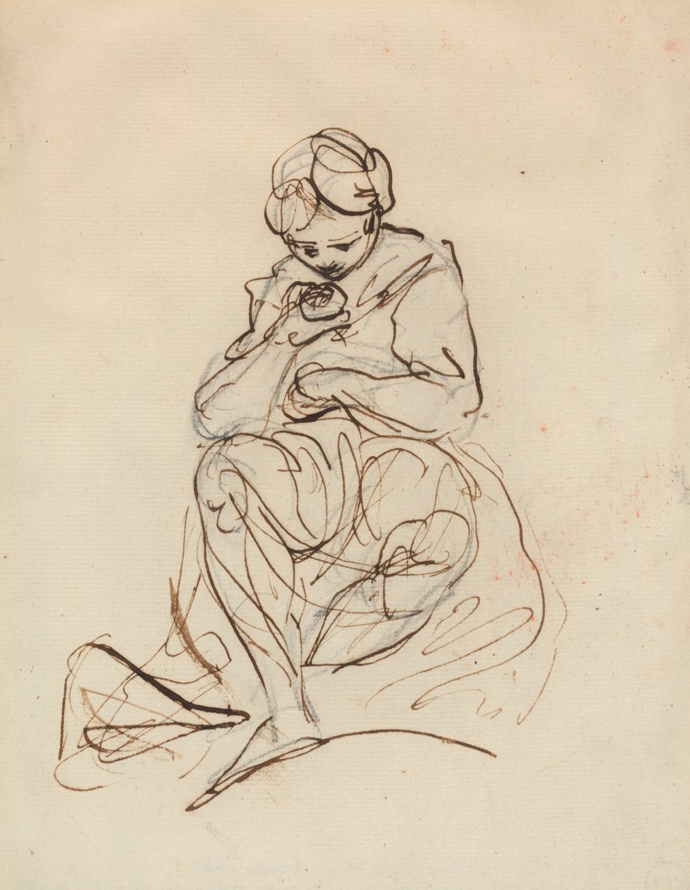 Studie sedící ženy od Sir Joshua Reynolds