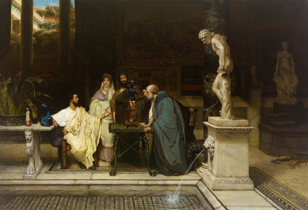Milovník umění od Sir Lawrence Alma Tadema