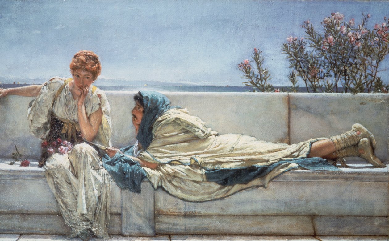 "Prosba", 1876 od Sir Lawrence Alma Tadema