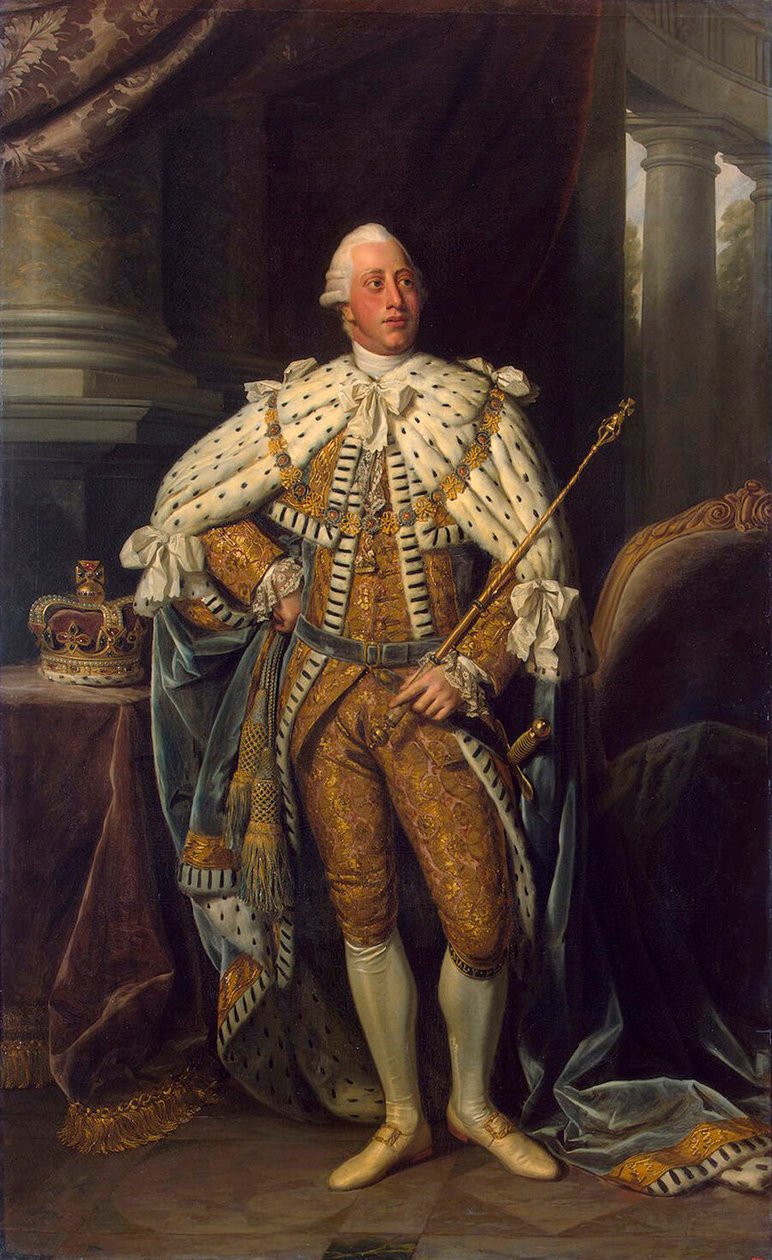 Portrét krále Jiřího III Spojeného království, 1738-1820, 1773. od Sir Nathaniel Dance